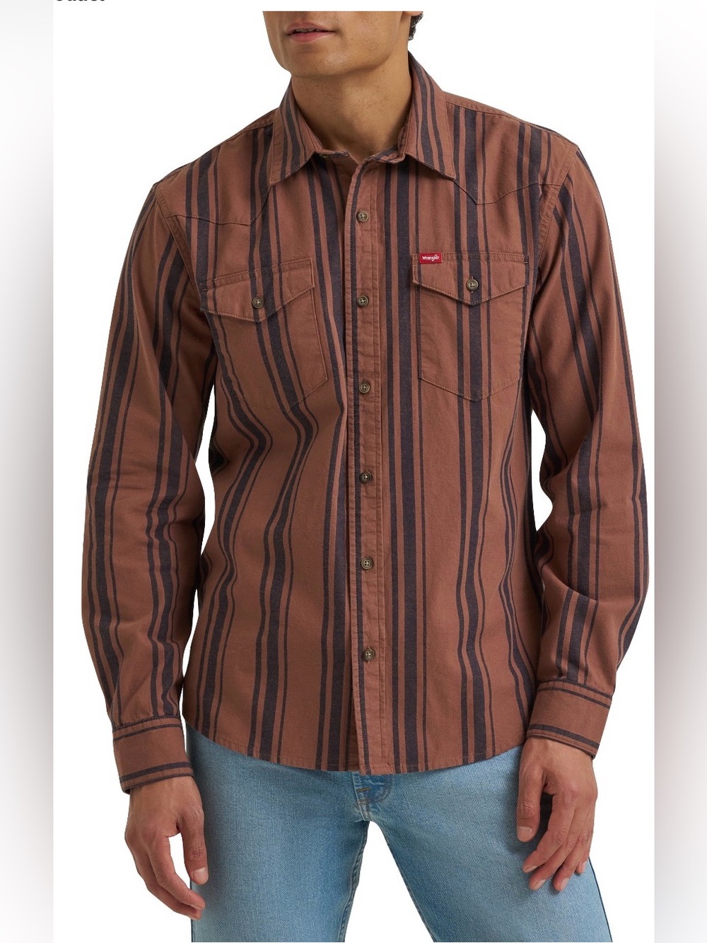 Wrangler Men's Long Sleeve Woven Shirt